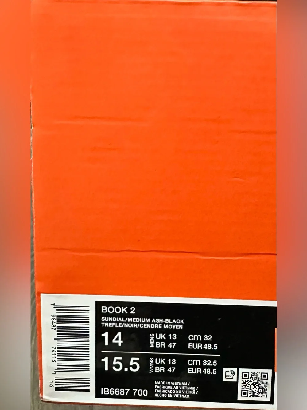 Nike Book 2 Phoenix (NEW) Men’s Size 14 (IB6687 700) No Box Lid Fast Shipping
